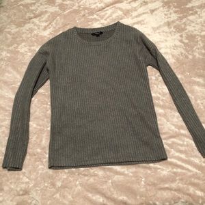 soft grey sweater